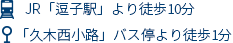 逗子市の胃腸内科・外科 間中胃腸内科外科はJR逗子駅から徒歩10分、久木西小路バス停より徒歩1分